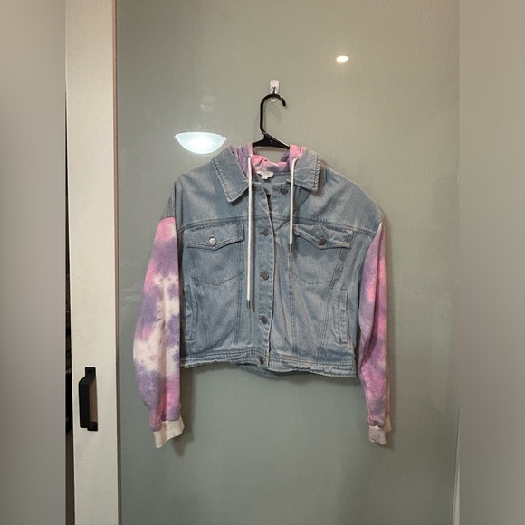 Tie Dye Denim Jacket - Picture 6 of 7